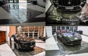 Metal floors garage di lusso Maserati Dreamet